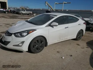 2015 Hyundai Elantra Limited with VIN 5NPDH4AE6FH579504, listed as a Copart auction lot 43042535 with 71,604 mi miles and Salvage Title. Bid and sale history available at carsss.com. Image 1.