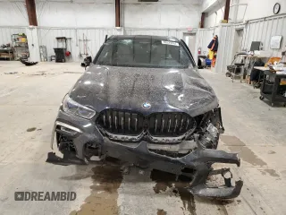 2021 BMW X6 M50i with VIN 5UXCY8C05M9E21862, listed as a Copart auction lot 86329064 with 0 mi miles and Salvage Title. Bid and sale history available at carsss.com. Image 5.
