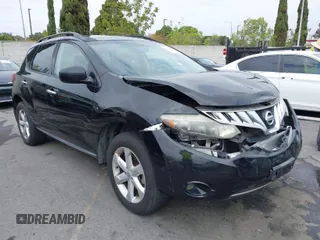 2009 Nissan Murano S with VIN JN8AZ18UX9W030922, listed as a IAAI auction lot 42023286 with 128,962 mi miles. Bid and sale history available at carsss.com. Image 1.