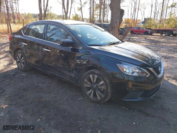 2019 Nissan Sentra S with VIN 3N1AB7AP7KY304683, listed as a IAAI auction lot 41052620 with 151,076 mi miles. Bid and sale history available at carsss.com. Image 1.