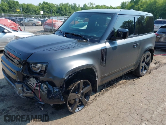2023 Land Rover Defender with VIN SALEW6EE6P2161939, listed as a IAAI auction lot 42621426 with 33,333 mi miles and . Bid and sale history available at DreamBid. Image 19.