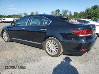 2013 Lexus LS 460 L with VIN JTHDL5EF9D5005711, listed as a Copart auction lot 66788754 with 130,114 mi miles and Salvage title. Bid and sale history available at DreamBid. Image 2.
