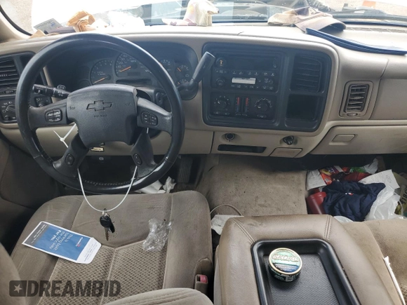 2005 Chevrolet Tahoe LS with VIN 1GNEC13V25R187388, listed as a Copart auction lot 61913465 with 198,657 mi miles and Salvage title. Bid and sale history available at DreamBid. Image 8.
