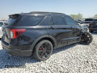 2021 Ford Explorer ST z VIN 1FM5K8GC4MGB49910, wystawiony jako Copart lot #51672025 z przebiegiem 78 321 mil mil oraz Szkoda całkowita • Salvage title. Historia ofert i sprzedaży dostępna na DreamBid. Obrazek 3.