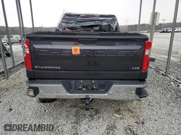 2023 Chevrolet Silverado 1500 LTZ with VIN 2GCUDGED5P1105576, listed as a Copart auction lot 45812305 with 54,760 mi miles and Salvage Title. Bid and sale history available at carsss.com. Image 6.