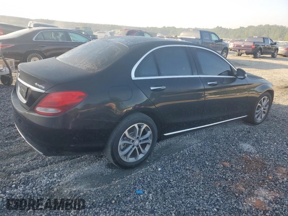2017 Mercedes-Benz C 300 with VIN 55SWF4KB7HU210587, listed as a Copart auction lot 61988255 with 147,206 mi miles and Clean title. Bid and sale history available at DreamBid. Image 3.