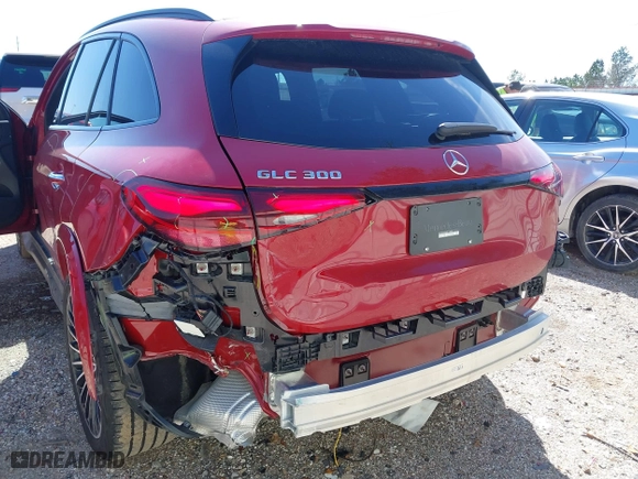 2024 Mercedes-Benz GLC with VIN W1NKM4GB6RF178509, listed as a IAAI auction lot 41678891 with 5,712 mi miles. Bid and sale history available at carsss.com. Image 6.