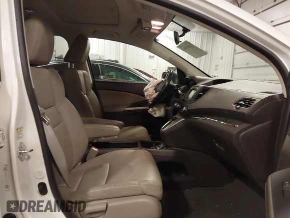 2012 Honda CR-V EX-L with VIN 5J6RM4H72CL061349, listed as a IAAI auction lot 41857598 with 124,949 mi miles. Bid and sale history available at carsss.com. Image 5.
