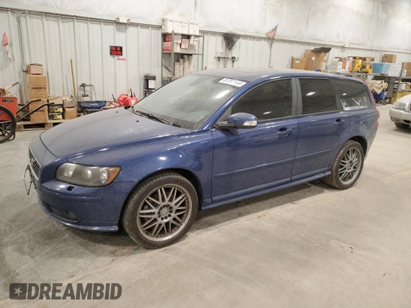 2007 Volvo V50 2.5L Turbo with VIN YV1MJ682972297138, listed as a Copart auction lot 81297444 with 195,561 mi miles and Clean Title. Bid and sale history available at carsss.com. Image 1.