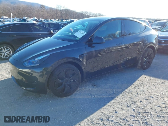 2024 Tesla Model Y Long Range with VIN 7SAYGDEE7RF199673, listed as a IAAI auction lot 41263305 with 3,137 mi miles and . Bid and sale history available at DreamBid. Image 20.