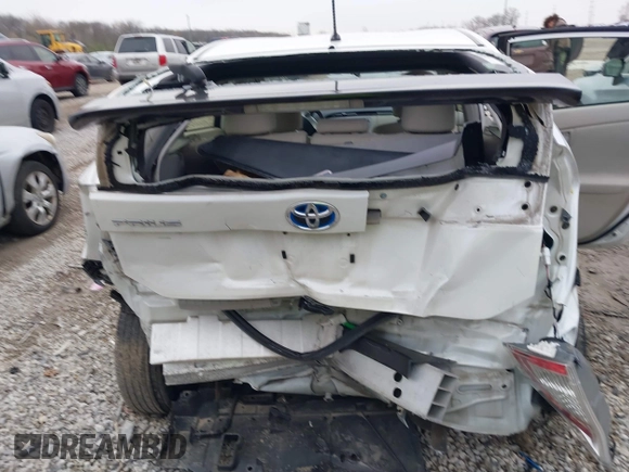 2013 Toyota Prius One with VIN JTDKN3DUXD5544751, listed as a IAAI auction lot 42019257 with 154,450 mi miles and . Bid and sale history available at carsss.com. Image 6.