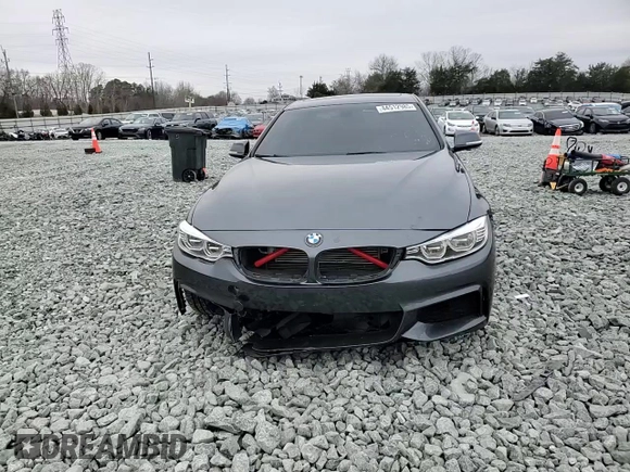 2014 BMW 4 Series 435i with VIN WBA3R1C5XEK190768, listed as a Copart auction lot 44512985 with 117,280 mi miles and Salvage Title. Bid and sale history available at carsss.com. Image 10.