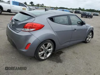 2016 Hyundai Veloster with VIN KMHTC6ADXGU252488, listed as a Copart auction lot 65415583 with 53,482 mi miles. Bid and sale history available at carsss.com. Image 3.
