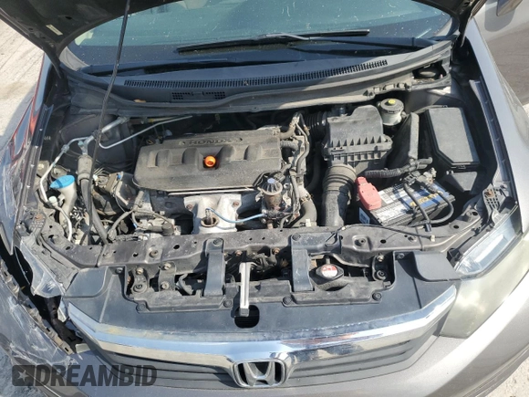2012 Honda Civic EX with VIN 19XFB2F84CE323959, listed as a Copart auction lot 54583645 with 199,528 mi miles and Salvage Title. Bid and sale history available at DreamBid. Image 11.