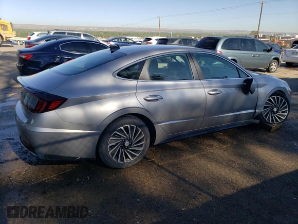 2020 Hyundai Sonata Hybrid Ultimate with VIN KMHL34JJ3LA012107, listed as a Copart auction lot 54268124 with 59,322 mi miles and Non Repairable. Bid and sale history available at carsss.com. Image 3.