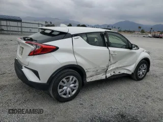 2019 Toyota C-HR XLE with VIN JTNKHMBX9K1059561, listed as a Copart auction lot 53568795 with 58,912 mi miles and Salvage Title. Bid and sale history available at DreamBid. Image 3.