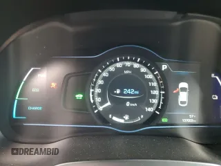 2017 Hyundai Ioniq Limited with VIN KMHC85LC8HU047253, listed as a Copart auction lot 48597485 with 137,003 mi miles and Salvage Title. Bid and sale history available at DreamBid. Image 9.