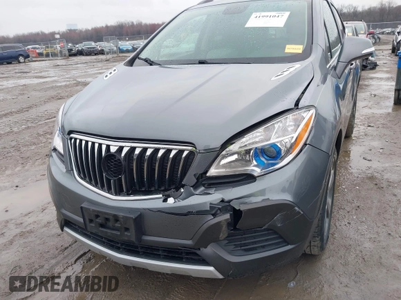 2014 Buick Encore with VIN KL4CJASB7EB592744, listed as a IAAI auction lot 41991047 with 92,702 mi miles. Bid and sale history available at carsss.com. Image 6.
