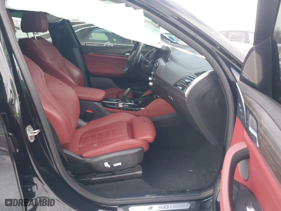 2021 BMW X4 M40i with VIN 5UX2V5C05M9H02711, listed as a IAAI auction lot 41675953 with 26,652 mi miles. Bid and sale history available at carsss.com. Image 5.