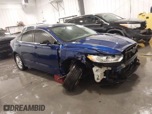 2016 Ford Fusion SE with VIN 3FA6P0HD0GR250545, listed as a IAAI auction lot 41295405 with 173,414 mi miles. Bid and sale history available at carsss.com. Image 1.