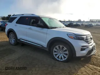 2021 Ford Explorer Limited with VIN 1FMSK8FH7MGB71674, listed as a Copart auction lot 46875445 with 66,480 mi miles and Salvage Title. Bid and sale history available at carsss.com. Image 4.