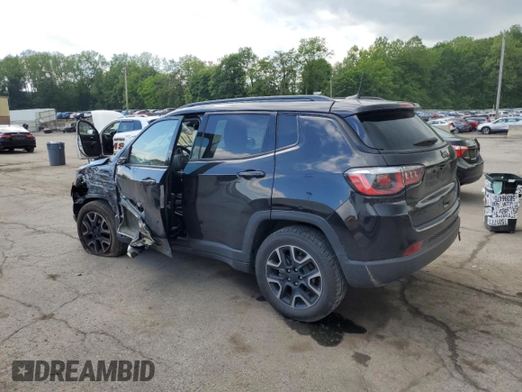 2019 Jeep Compass Sport with VIN 3C4NJDAB4KT683191, listed as a Copart auction lot 58890005 with 181,241 mi miles and Salvage title. Bid and sale history available at DreamBid. Image 2.