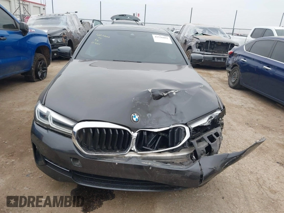 2021 BMW 5 Series 530i xDrive with VIN WBA13BJ09MWX25425, listed as a IAAI auction lot 41536891 with 69,688 mi miles and . Bid and sale history available at carsss.com. Image 12.