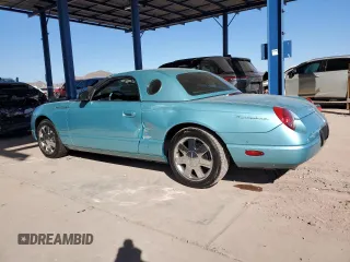 2002 Ford Thunderbird Hardtop Premium with VIN 1FAHP60A32Y124560, listed as a Copart auction lot 45925535 with 35,816 mi miles and Salvage Title. Bid and sale history available at DreamBid. Image 2.