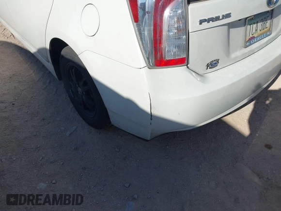 2014 Toyota Prius Four with VIN JTDKN3DU7E0386397, listed as a IAAI auction lot 42004337 with 288,370 mi miles. Bid and sale history available at carsss.com. Image 6.