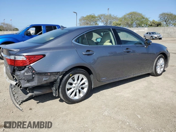 2013 Lexus ES 300h z VIN JTHBW1GG5D2016039, wystawiony jako Copart lot #54434295 z przebiegiem 216 113 mil mil oraz Szkody całkowita. Historia ofert i sprzedaży dostępna na DreamBid. Obrazek 3.