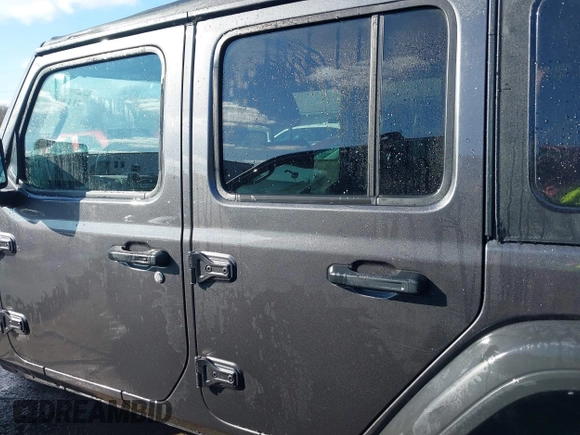 2022 Jeep Wrangler Unlimited Sport with VIN 1C4HJXDN1NW240032, listed as a IAAI auction lot 41130845 with 24,745 mi miles and . Bid and sale history available at DreamBid. Image 14.