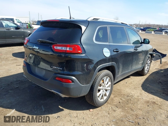 2016 Jeep Cherokee Limited z VIN 1C4PJMDS0GW268519, wystawiony jako IAAI lot #41850067 z przebiegiem 106 117 mil mil oraz . Historia ofert i sprzedaży dostępna na DreamBid. Obrazek 4.