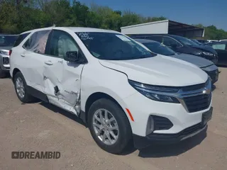 2024 Chevrolet Equinox LT with VIN 3GNAXUEG9RL338646, listed as a IAAI auction lot 41933369 with 20,550 mi miles. Bid and sale history available at carsss.com. Image 1.