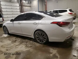 2017 Genesis G80 3.8L with VIN KMHGN4JE8HU203249, listed as a Copart auction lot 51466455 with 72,790 mi miles and Clean Title. Bid and sale history available at DreamBid. Image 2.