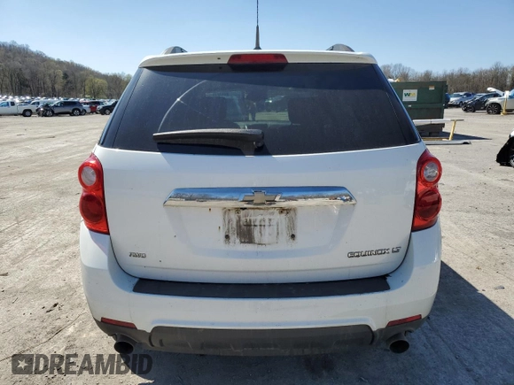 2012 Chevrolet Equinox 2LT with VIN 2GNFLNE5XC6248598, listed as a Copart auction lot 53730135 with 119,015 mi miles and Salvage Title. Bid and sale history available at DreamBid. Image 6.