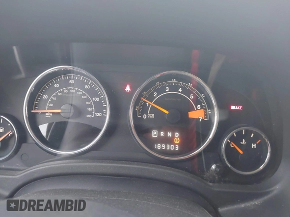 2014 Jeep Compass Latitude with VIN 1C4NJCEAXED531969, listed as a IAAI auction lot 42009220 with 189,303 mi miles. Bid and sale history available at carsss.com. Image 7.