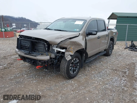 2024 Nissan Titan Pro-4X z VIN 1N6AA1ED0RN114614, wystawiony jako IAAI lot #41548196 z przebiegiem 3 405 mil mil oraz . Historia ofert i sprzedaży dostępna na DreamBid. Obrazek 18.
