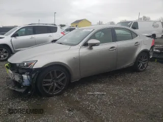 2020 Lexus IS with VIN JTHGZ1B20L5037077, listed as a Copart auction lot 43649795 with 42,944 mi miles and Salvage Title. Bid and sale history available at carsss.com. Image 1.