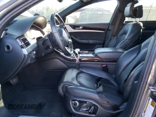 2015 Audi A8 z VIN WAUJGAFD9FN022023, wystawiony jako Copart lot #86048354 z przebiegiem Nie podano mil oraz Szkoda całkowita • Salvage title. Historia ofert i sprzedaży dostępna na DreamBid. Obrazek 7.