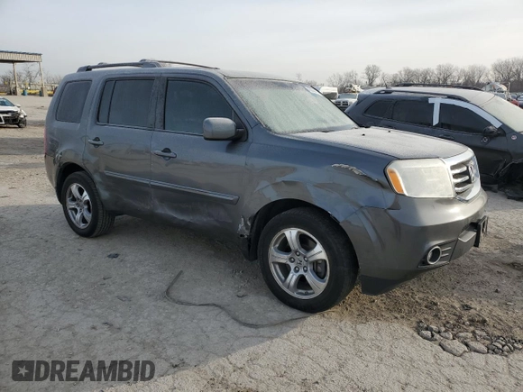 2013 Honda Pilot EX-L with VIN 5FNYF3H62DB005493, listed as a Copart auction lot 42238615 with 189,176 mi miles and Salvage title. Bid and sale history available at DreamBid. Image 4.