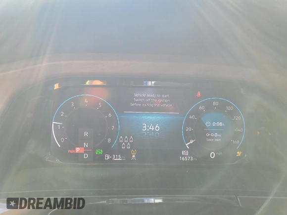2024 Volkswagen Atlas SE with VIN 1V2LR2CA8RC534859, listed as a Copart auction lot 52890715 with 16,573 mi miles and Salvage title. Bid and sale history available at DreamBid. Image 9.