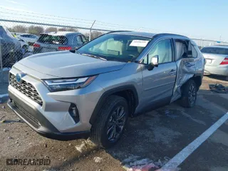 2024 Toyota RAV4 Hybrid XLE Premium with VIN 2T3B6RFVXRW081645, listed as a IAAI auction lot 40998595 with 574 mi miles. Bid and sale history available at carsss.com. Image 2.