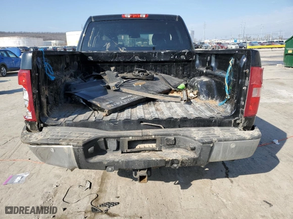 2012 Chevrolet Silverado 1500 LTZ with VIN 3GCPKTE79CG175816, listed as a Copart auction lot 46907365 with 289,835 mi miles and Salvage Title. Bid and sale history available at carsss.com. Image 6.