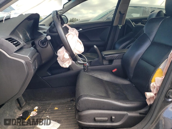 2012 Acura TSX Tech Pkg with VIN JH4CU2F62CC008451, listed as a Copart auction lot 45272625 with 179,434 mi miles and Salvage Title. Bid and sale history available at carsss.com. Image 7.