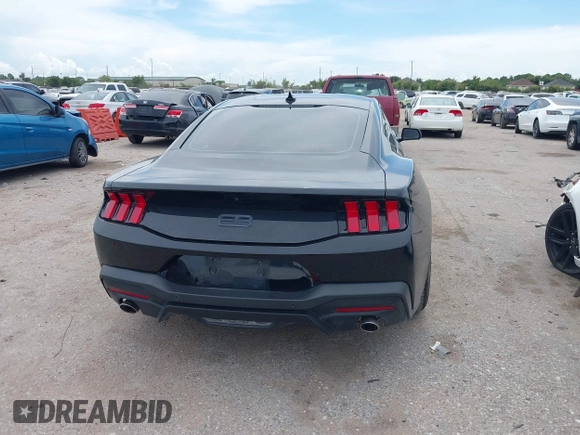 2024 Ford Mustang EcoBoost with VIN 1FA6P8THXR5108721, listed as a IAAI auction lot 42570556 with 26,621 mi miles and . Bid and sale history available at DreamBid. Image 16.