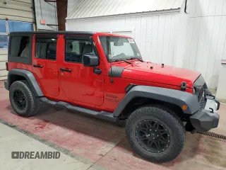 2018 Jeep Wrangler JK Unlimited Sport S with VIN 1C4BJWDG4JL895945, listed as a Copart auction lot 79836184 with 81,287 mi miles and Salvage Title. Bid and sale history available at carsss.com. Image 4.