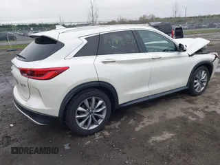 2019 Infiniti QX50 Essential with VIN 3PCAJ5M32KF136279, listed as a IAAI auction lot 41976850 with 61,606 mi miles and . Bid and sale history available at DreamBid. Image 4.