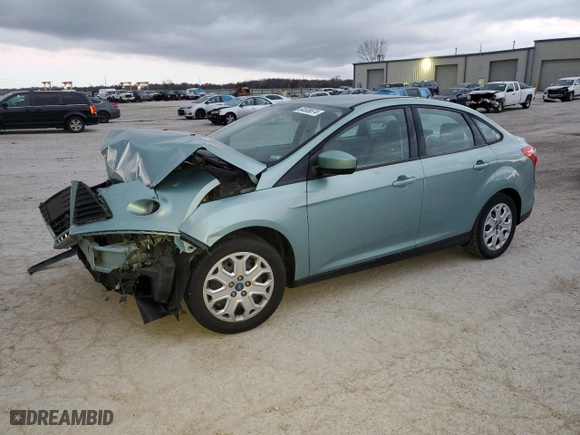 2012 Ford Focus SE with VIN 1FAHP3F2XCL183439, listed as a Copart auction lot 84508874 with 0 mi miles and Salvage Title. Bid and sale history available at carsss.com. Image 1.