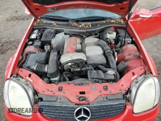 2003 Mercedes-Benz SLK 230 Kompressor z VIN WDBKK49F93F277828, wystawiony jako Copart lot #58344925 z przebiegiem Nie podano mil oraz Czysty tytuł • Clean title. Historia ofert i sprzedaży dostępna na DreamBid. Obrazek 11.