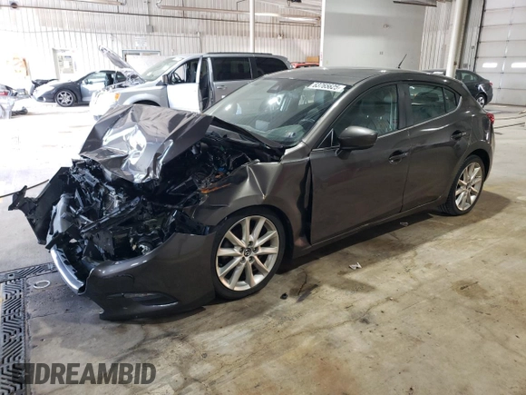 2017 Mazda 3 Touring with VIN 3MZBN1L76HM148152, listed as a Copart auction lot 63765625 with Not provided miles and Salvage title. Bid and sale history available at DreamBid. Image 1.